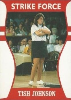 1991 Little Sun Ladies Pro Bowling Tour Strike Force #7 Tish Johnson Front